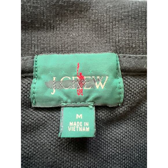 J.Crew Classic Piqué Polo Shirt Black Medium NWOT - Picture 5 of 8